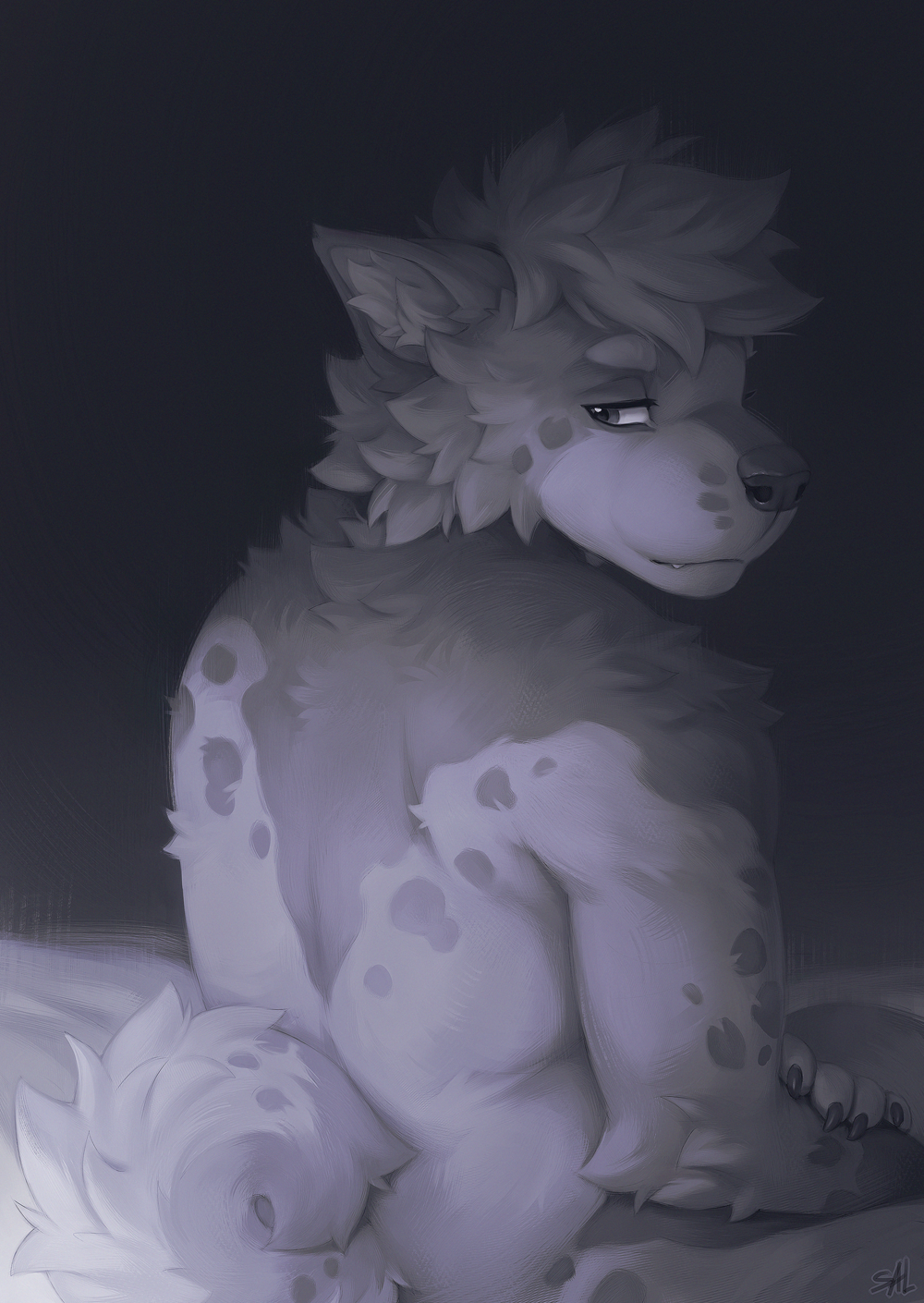 left in the dark